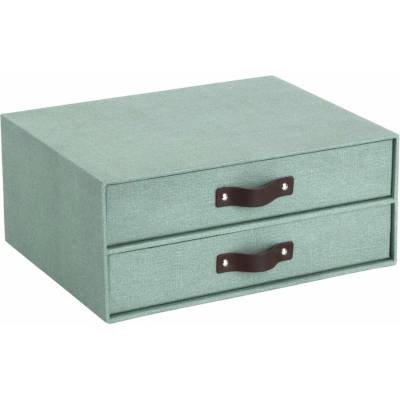 Bigso Birger Canvas Paper Laminate organizér zelená