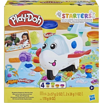 Hasbro Комплект с моделин Play-Doh Starters - Airplane Explorer (F8804)