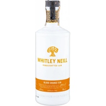 Whitley Neill Blood Orange Gin 43% 0,7 l (čistá fľaša)