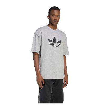 Тениска Adidas Originals Adicolor Trefoil short sleeve T-shirt - Grey (Medium Grey Heather / Black)