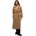 SUPERDRY Палто Superdry Relaxed Long Wool coat refurbished - Brown (Iced Coffee Brown)