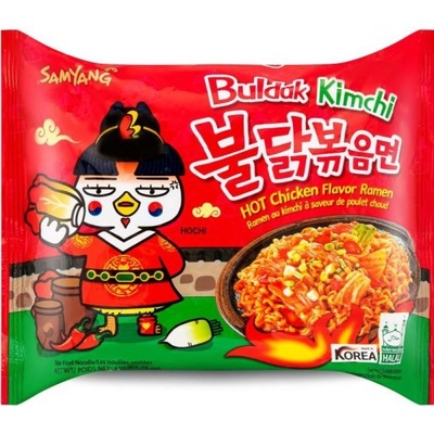 Samyang Buldak Kimchi Pálivý Kuřecí Ramen instantní nudle 140g – Zboží Dáma