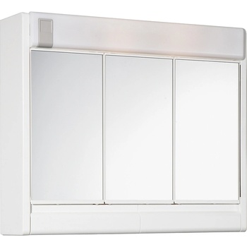 Jokey RUBÍN 60 x 51 Zrkadlová skrinka so žiarovkou 2x40 W - biela