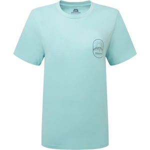 Mountain Equipment Дамска тениска Mountain Equipment Women's Alpenglow Tee T-shirt - Aqua - размер 36 (EU) (916-5944-0212)