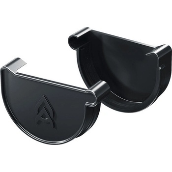 Precit Roof Čelo pre odkvapový žľab Ø 125 mm plast ľavé antracit