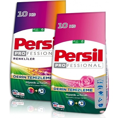 Persil Professional Prášok na pranie farby a bielej Deep Clean Vonná sada 2 x 10 kg
