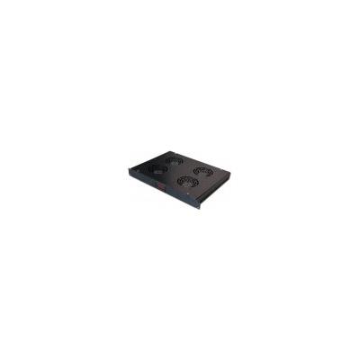 Ventilační jednotka XtendLan SFAN1U4T-B-EK Ventilační jednotka, výška 1U, pro rozvaděče hloubky 350 mm, 4x ventilátor s termostatem SFAN1U4T-B-EK