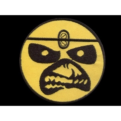 Nášivka IRON MAIDEN face vyšívaná zažehlovací