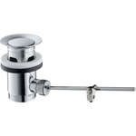 Hansgrohe - Изпразнител с изтеглящ се лост за смесители за мивка и биде, хром 94139000 (94139000)