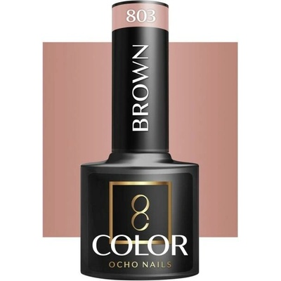 OCHO NAILS gél lak na nechty Brown 803, 5 g
