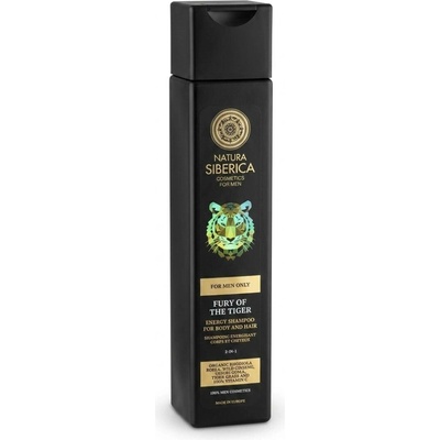 Natura Siberica Men energizující šampon na vlasy i tělo Fury of the Tiger 250 ml