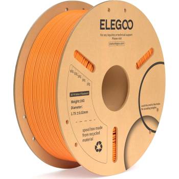Elegoo PLA+ -1.75mm-1KG-Cardboard Spool-Orange (50.203.0073)
