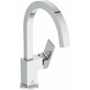 Ideal Standard Смесител за мивка Ideal Standard Atelier Extra, въртящ се чучур, гланциран хром (BD505AA)