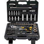 STANLEY Комплект тресчотки и вложки Stanley, 96 части 1/4" и 1/2" с аксесоари STMT17379-1 (STMT17379-1)