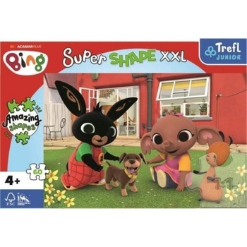 TREFL Super Shape XXL Králíček Bing: Hra so psíkom 60 dielov