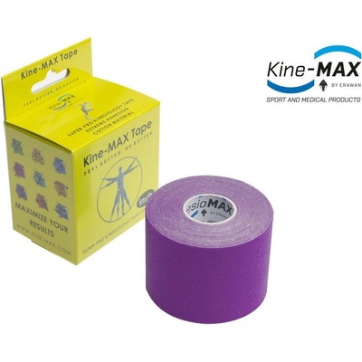 Kine-Max Super-Pro Cotton Kinesio tejp fialová 5 cm x 5 m