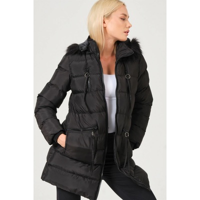 Dewberry Z6763 Lady Coat black čierna