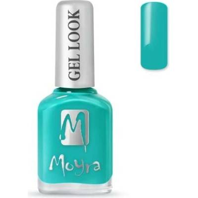 Moyra Gel Look lak na nehty 1062 Ludivine 12 ml - tyrkysový gelový efekt