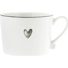 Bastion Collections Hrnek WATERCOLOUR HEART BLACK LI CUP 007 BL 300 ml