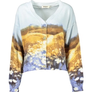 DESIGUAL Дамска жилетка desigual, Размер l, Цвят Синьо (26swjf18_az5004)