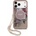 GUESS IML Flowers Strap MagSafe Задний калъф за iPhone 17 Pro Max Pink Guess | Rozov | ЖЕНИ | UNI