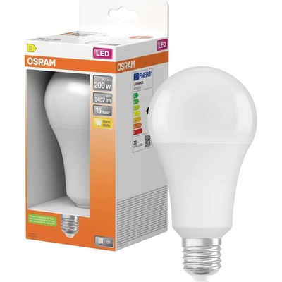 Osram LED žiarovka E27 A60 24,9W 200W 3452lm 2700K Warm 200° STAR