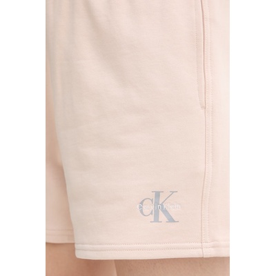 Calvin Klein Jeans къс панталон тип анцуг дамски от памук (LV047B271G)