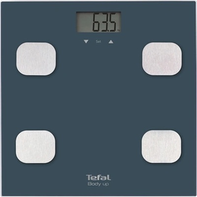 Tefal Body Up BM2520V0 - диагностична везна за баня, телесни мазнини, 8 потребителя - синя