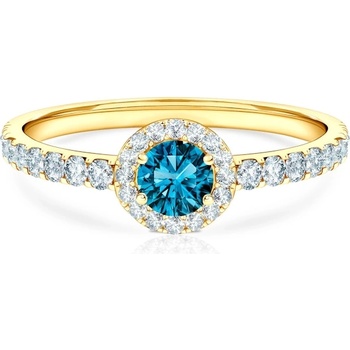 SAVICKI Годежен пръстен This is Love: злато, син диамант