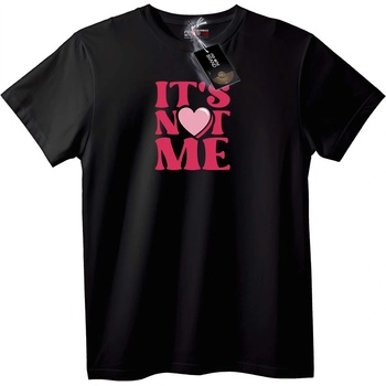 NOONEBRAND Тениска Сърце Не Съм Аз - 3XL, Black