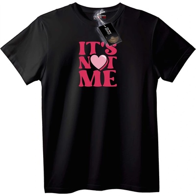 NOONEBRAND Тениска Сърце Не Съм Аз - 3XL, Black