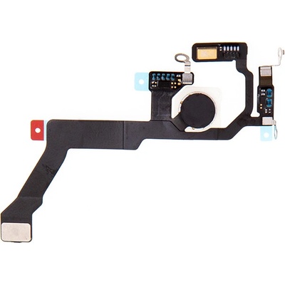 AppleMix Flex kábel s LED bleskom a mikrofónom pre Apple iPhone 14 Pro Max - strieborný - kvalita A+