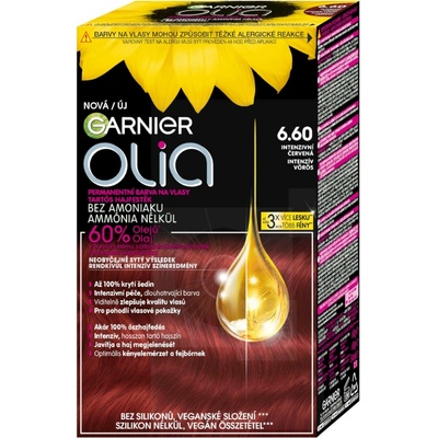 Garnier Olia farba na vlasy na farbené vlasy 6,60 Intense Red 60 g