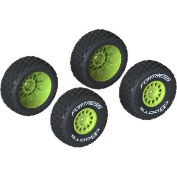 Arrma колело с гума dBoots FORTRESS, жълт диск (4)