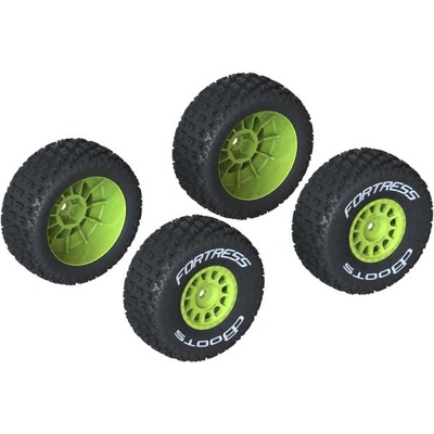 Arrma колело с гума dBoots FORTRESS, жълт диск (4)