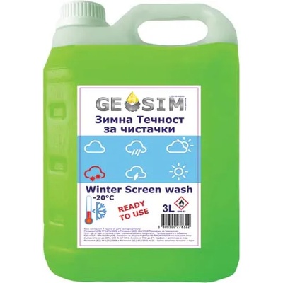 ТЕЧНОСТ ЗА ЧИСТАЧКИ ЗИМНА -20°c 3л ГОТОВА ЗА УПОТРЕБА (g01023)