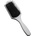 BraveHead Silver Paddle Brush Mini