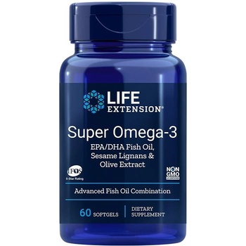 Life Extension Super Omega-3, 60 софтгел капсули, Life Extension