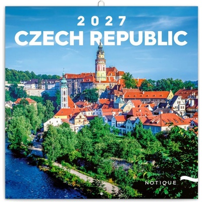NOTIQUE Poznámkový Česká republika 20 x 20 cm 2027