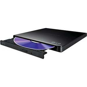 LG Оптично устройство Hitachi-LG GP57EB40 Ultra Slim External DVD-RW, Super Multi, Double Layer, TV connectivity, Black (GP57EB40.AHLE10B) - pimpmypc