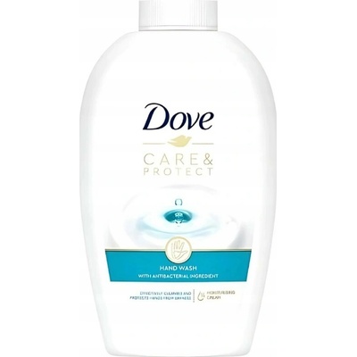 Dove Care & Protect antibakteriálne tekuté mydlo s dávkovačom 250 ml