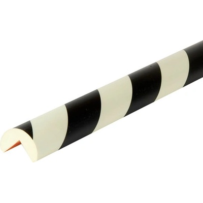 DP 10910 Varovný a ochranný profil 2 - priemer 4x100 cm Čierna-Zelená