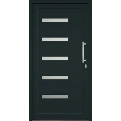 Roro Vchodové dvere Hartford 100 x 210 cm P biela/antracit