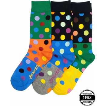 Meatfly чорапи Lexy Triple Pack Green Dots | Многоцветна | Размер Meatfly | Cheren | МЪЖЕ | 36-41