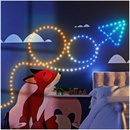 Twinkly TWKS100RGB-T LED RGB Stmievateľná vianočná reťaz 100xLED 8 m USB Wi-Fi TW0052