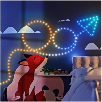 Twinkly TWKS100RGB-T LED RGB Stmievateľná vianočná reťaz 100xLED 8 m USB Wi-Fi TW0052