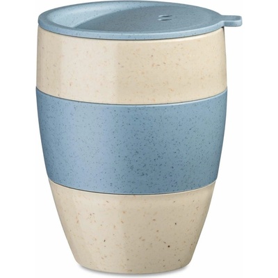 Koziol Termo hrnek na kávu AROMA TO GO 400 ml oranžovo béžový