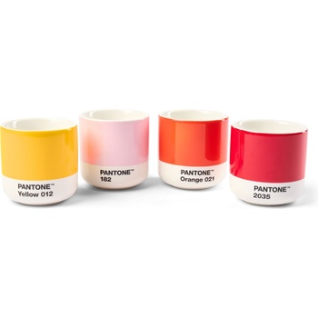 Copenhagen Design Чаши Pantone 100 мл топли цветове 4 бр (101010101)