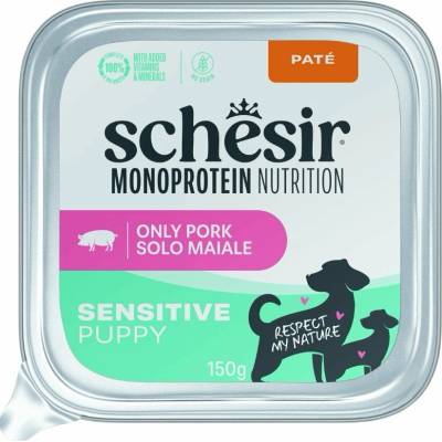 Schesir Dog Monoprotein Puppy Šunka paté 150 g