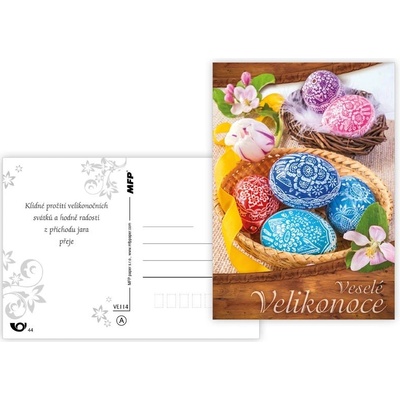 MFP Paper Pohlednice velikonoce 114 A vzor 6
